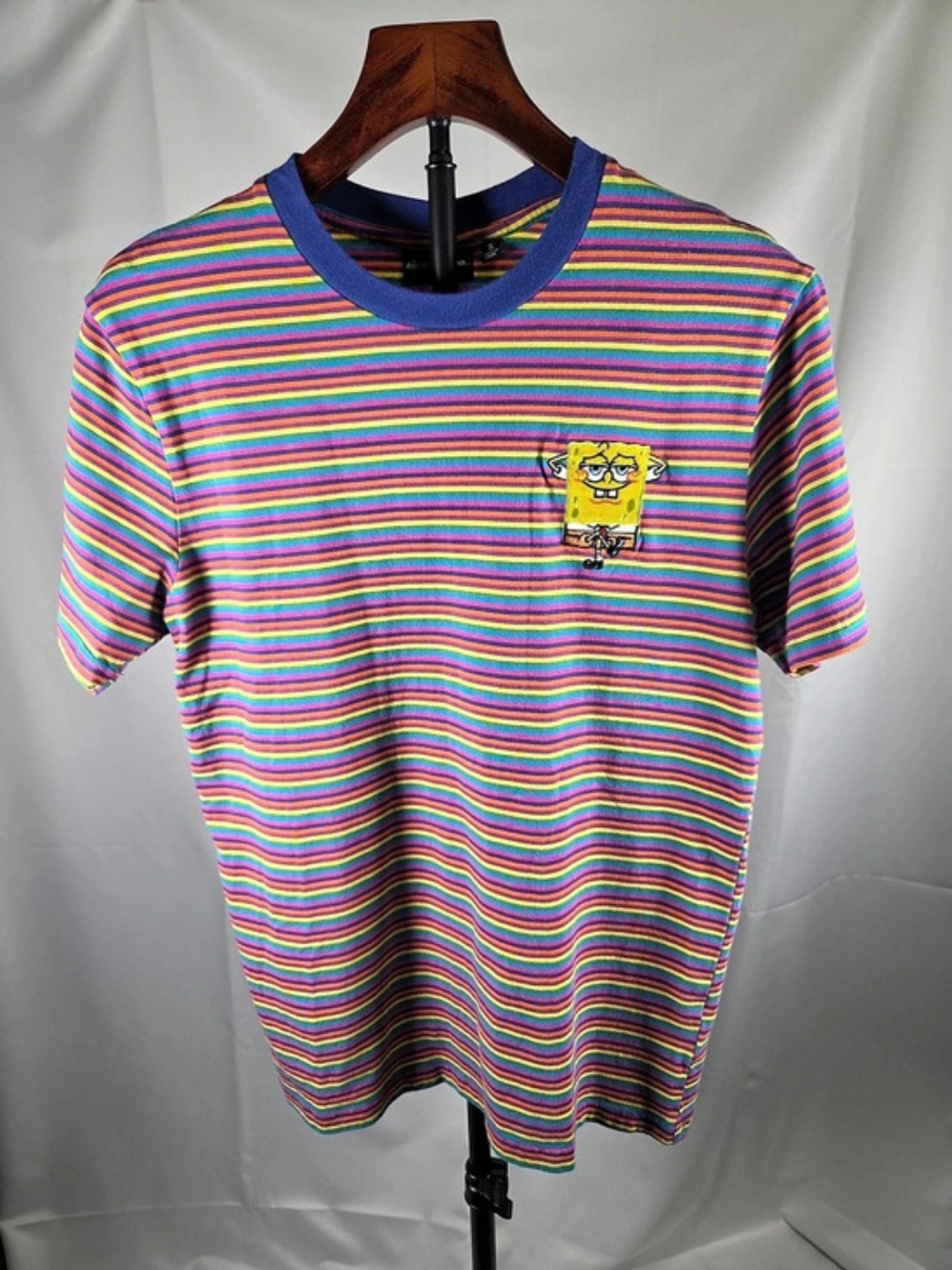 Nickelodeon SpongeBob SquarePants Rainbow Striped T-Shirt Rainbow Striped Tee